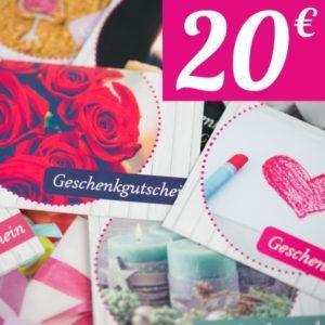 Geschenkgutschein 20€